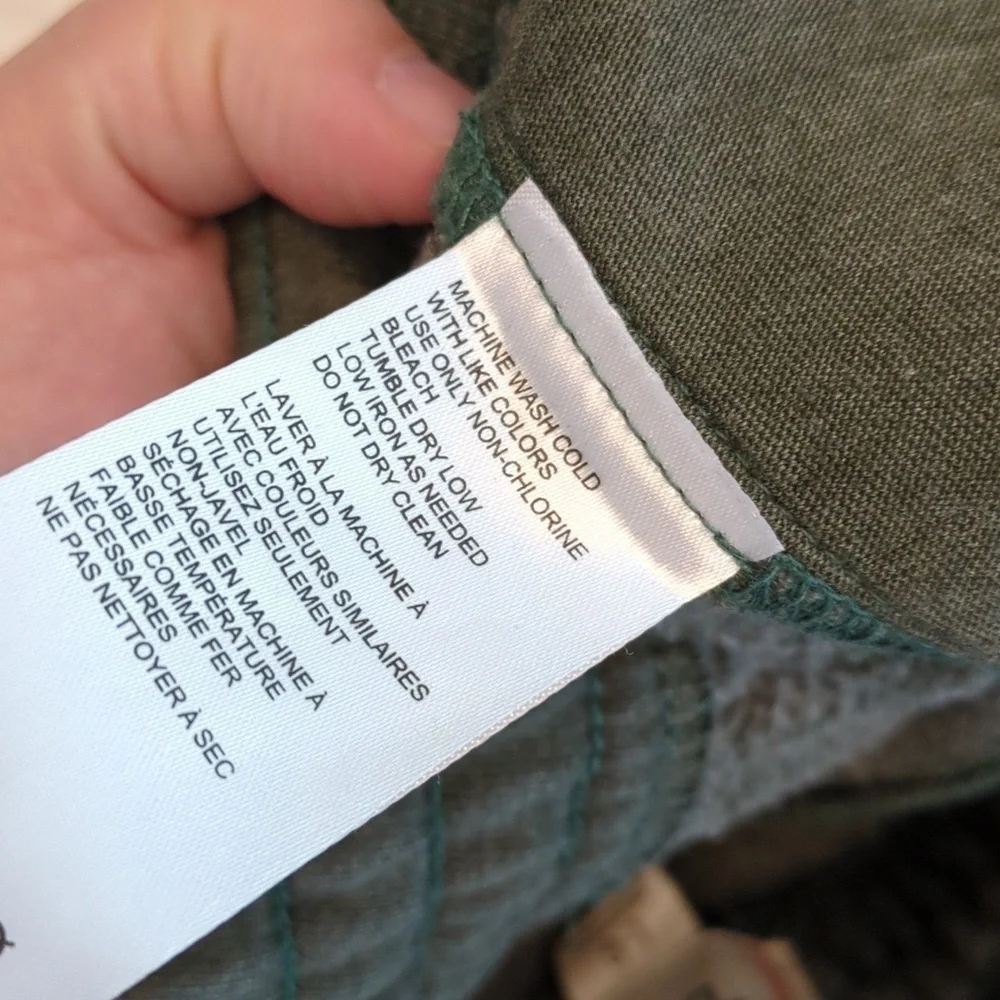 UO BDG Men's Relaxed fit Bowed Sweatpants Barely Green Athleasure Cozy Cabin L